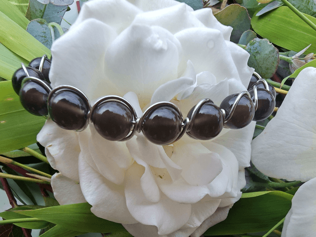Bracelet antique quart fumé