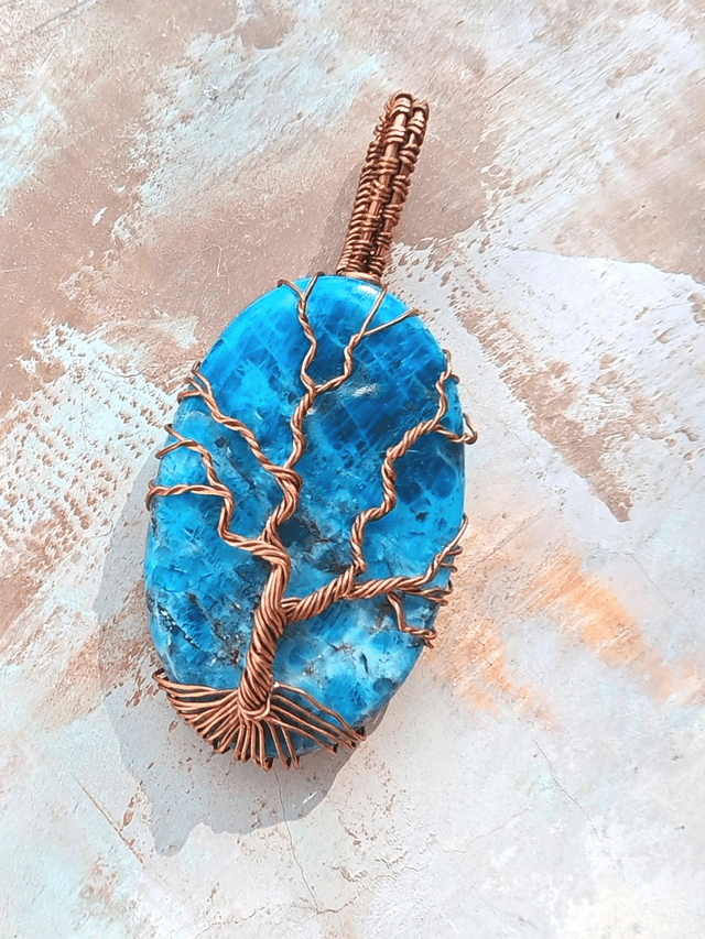 Arbre de vie - Pendentif - Apatite 