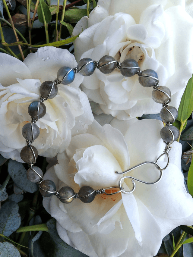 Bracelet antique Labradorite