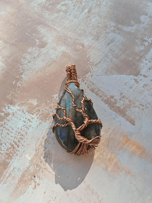 Arbre de vie - Pendentif - Petite labradorite