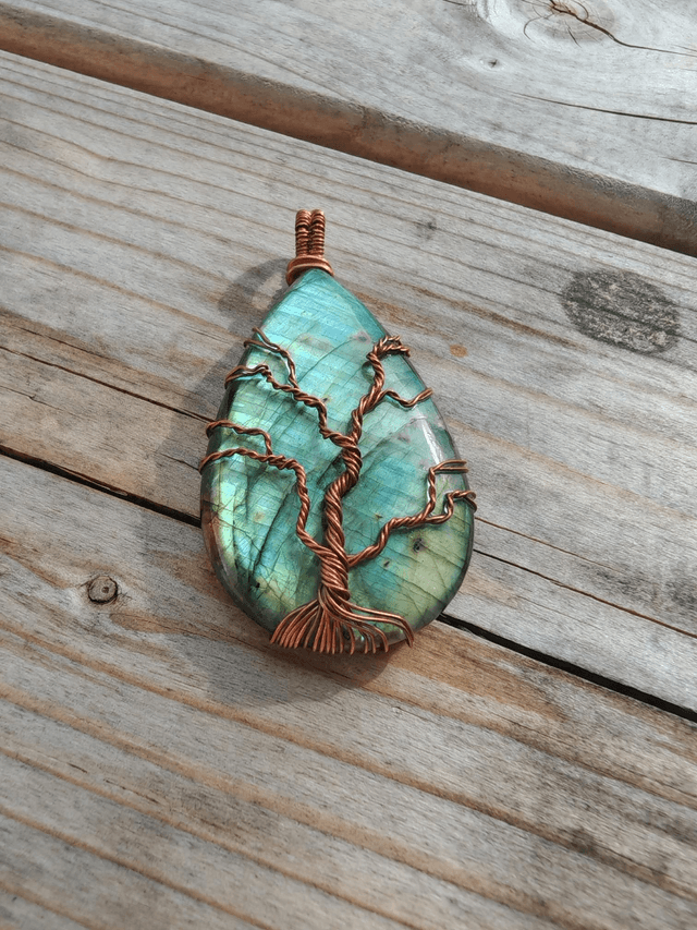 Arbres de vie - Pendentif - Labradorite 