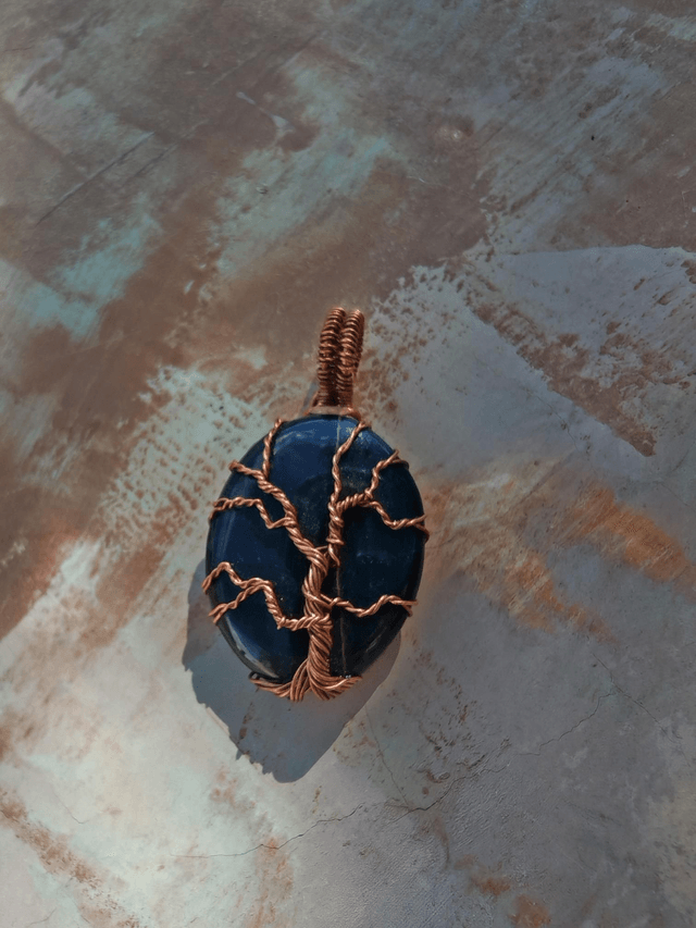 Arbre de vie - Pendentif - Œil de faucon 