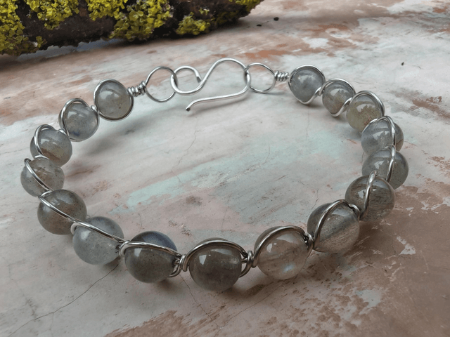 Bracelet antique Labradorite
