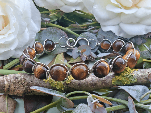 Bracelet antique Oeil de tigre 