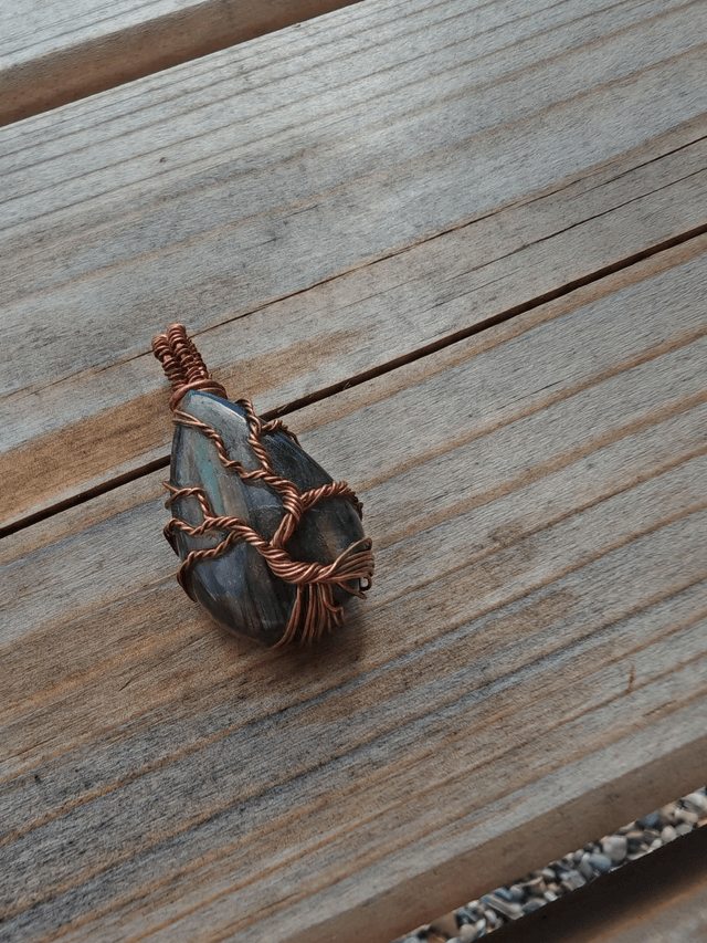 Arbre de vie - Pendentif - Petite labradorite